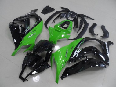 Verde & Negro Kit Carenado ABS Completo Kawasaki ZX10R 11-15