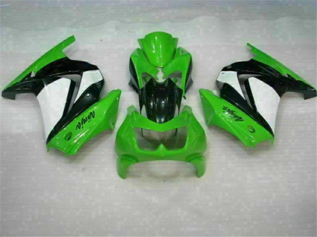 Verde Negro Ninja Kits Completo Carenado Moto Kawasaki EX250 08-12