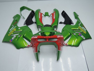 Verde Rojo Carenado Moto Kawasaki ZX9R 94-97